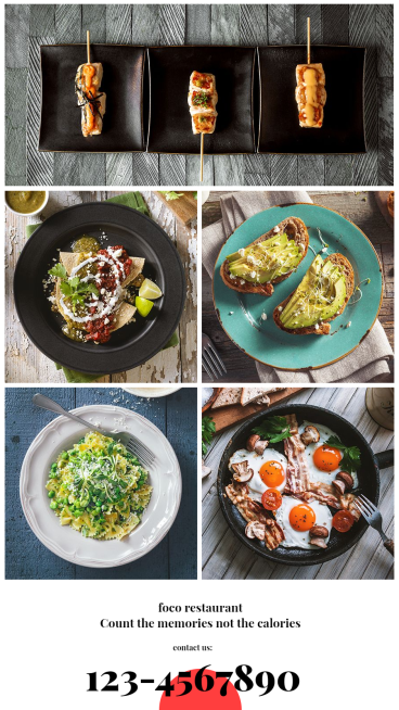 Fashion Style Restauramt Delicacy Service Ecommerce Story预览效果