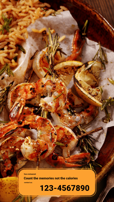 Delicious Hot Food Promotion Fashion Simple Style Poster Ecommerce Story预览效果