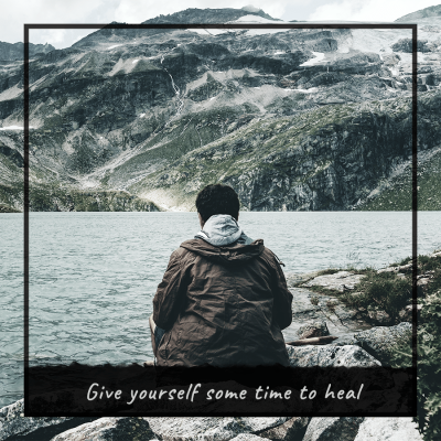 Simple Fashion Natural Scenery Text Quotes Instagram Post