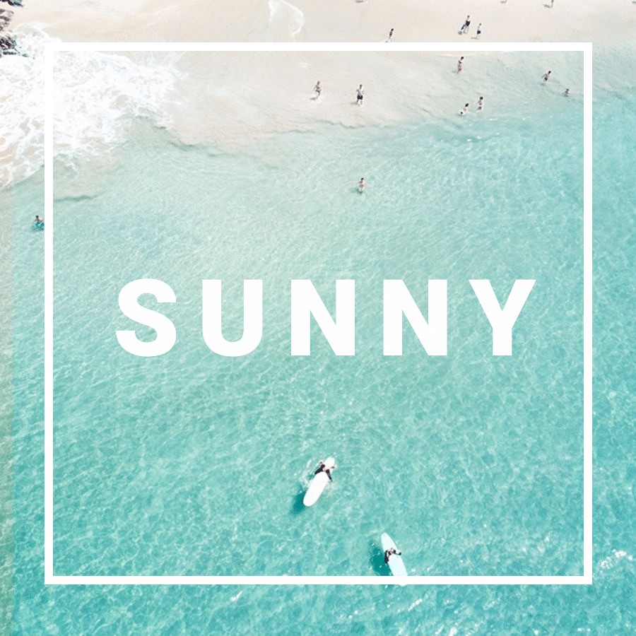 Simple Sunshine Travel Record Instagram Post预览效果