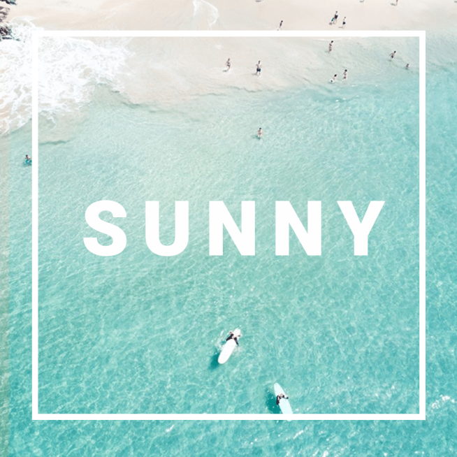 Simple Sunshine Travel Record Instagram Post预览效果