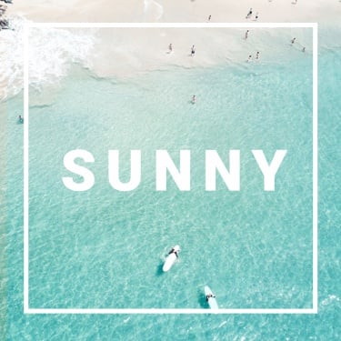 Simple Sunshine Travel Record Instagram Post