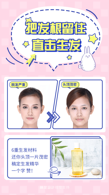 前后对比图突出产品使用效果预览效果