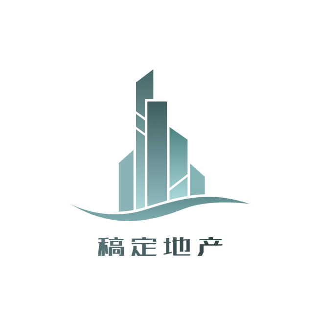 企业地产简约图形logo预览效果