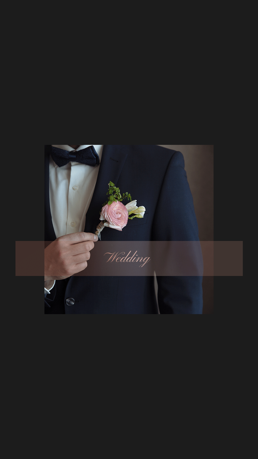 Luxury Wedding Banquet Groom Instagram Highlight