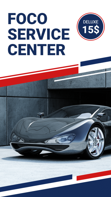 Simple Fashion Style Car Wash Service Center Ecommerce Story预览效果