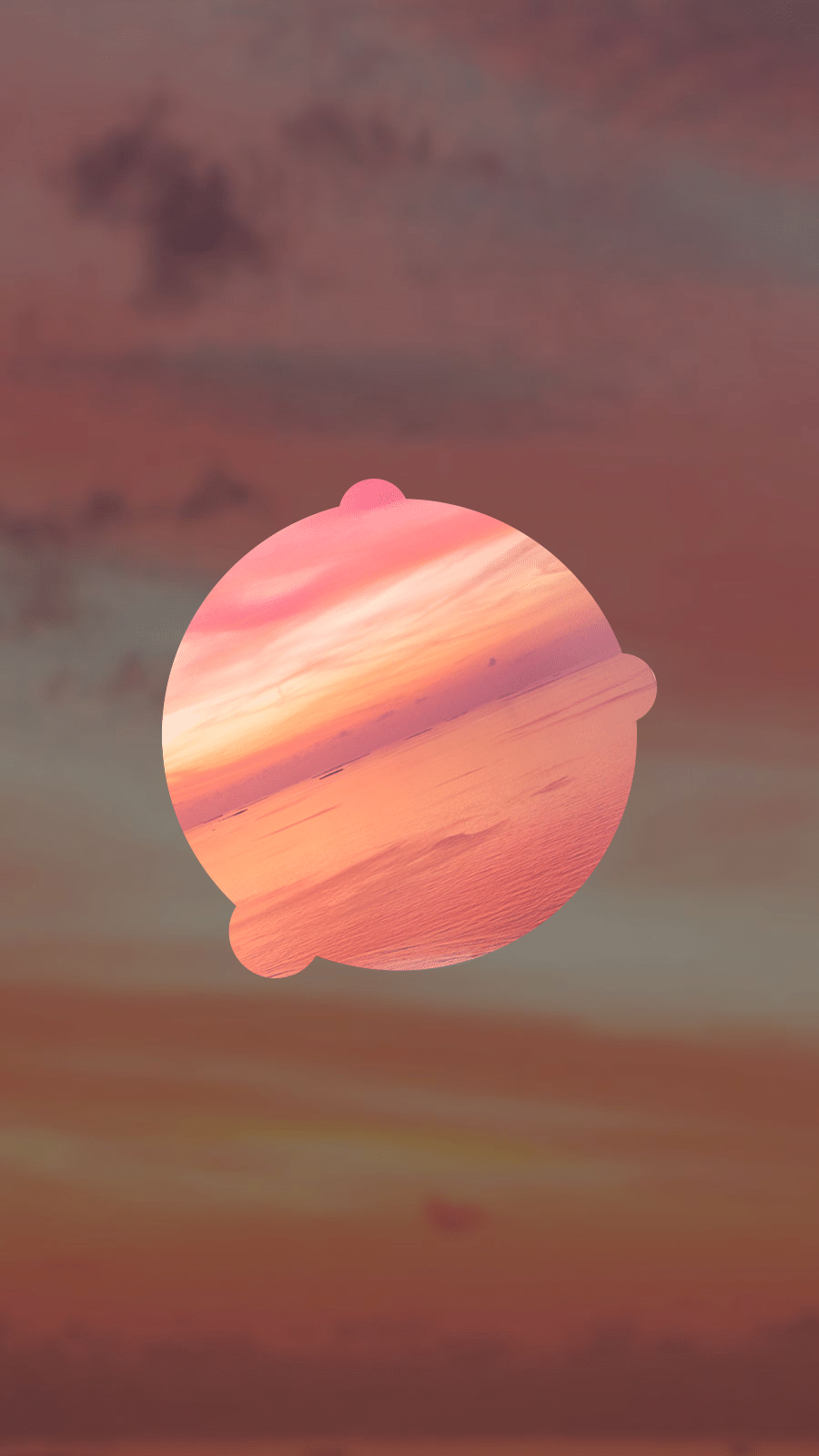 Colorful Circle Planet Cosmic Art Instagram Highlight
