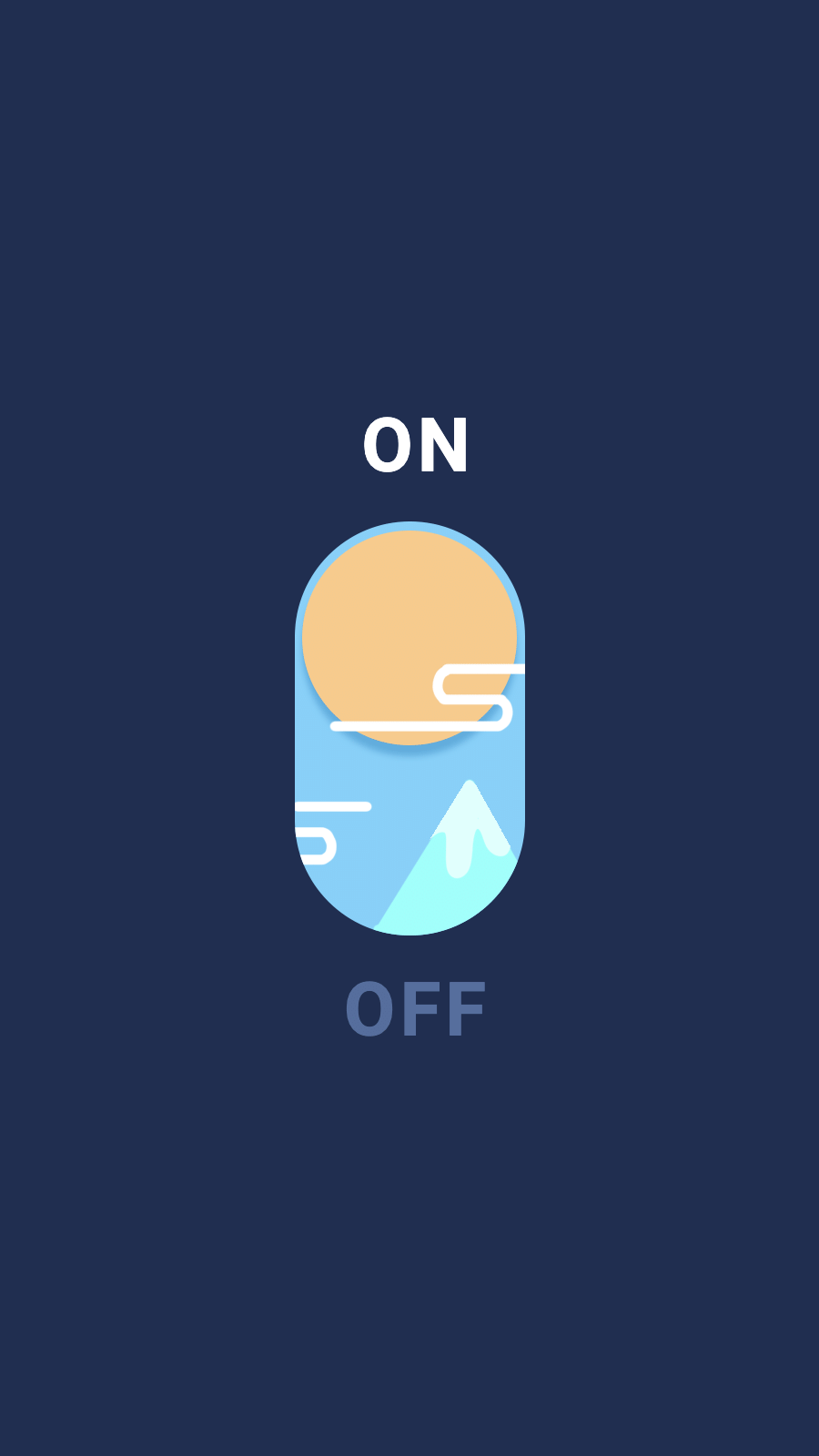Creative Mountain Scene Button Art Instagram Highlight