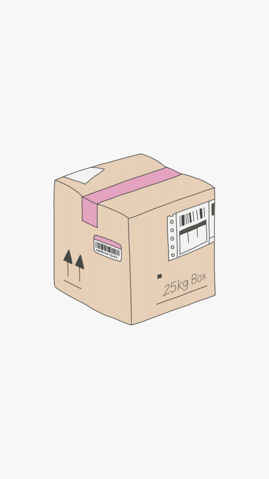 Arrow Element Packaging Box Illustration Instagram Highlight