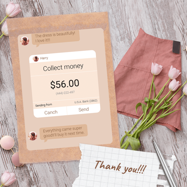 Paper Tear Style Commercial Use Female Clothes Users Feedback Ecommerce Product Image预览效果