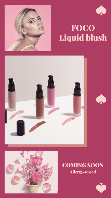 Fashion Style Luquid Blush Update Preview Ecommerce Story预览效果