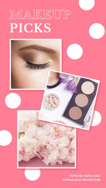 Fashion Makeup Cosmetics Update Preview Ecommerce Story预览效果