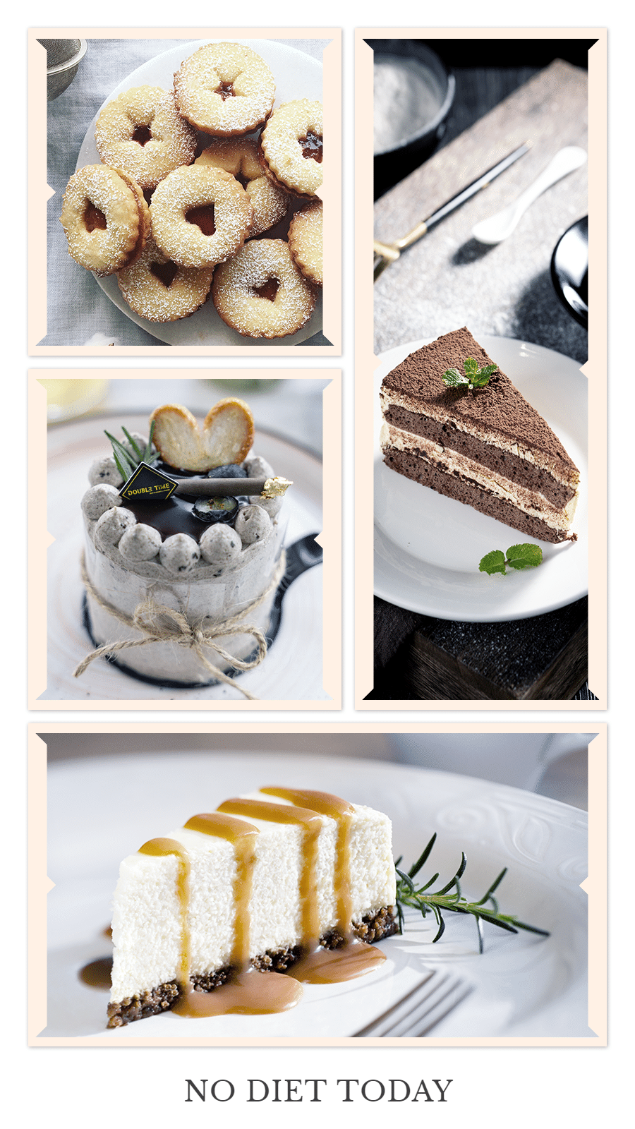 Delicious Food Bakery Dessert Menu Promotion Fashion Simple Style Poster Ecommerce Story预览效果