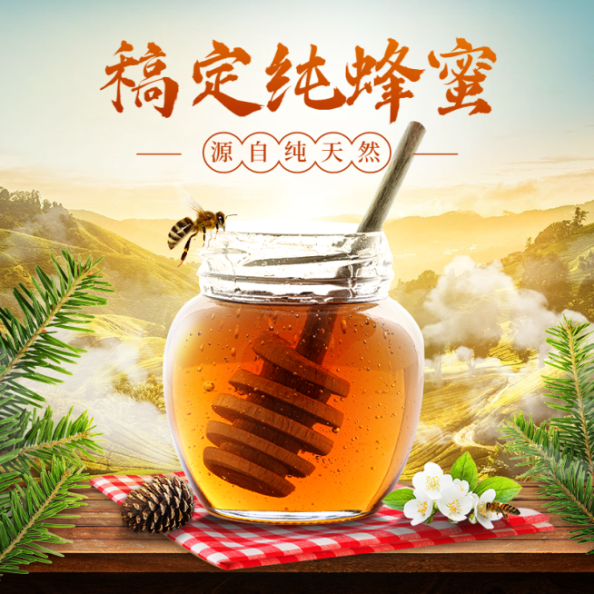 食品农产品蜂蜜直通车主图预览效果