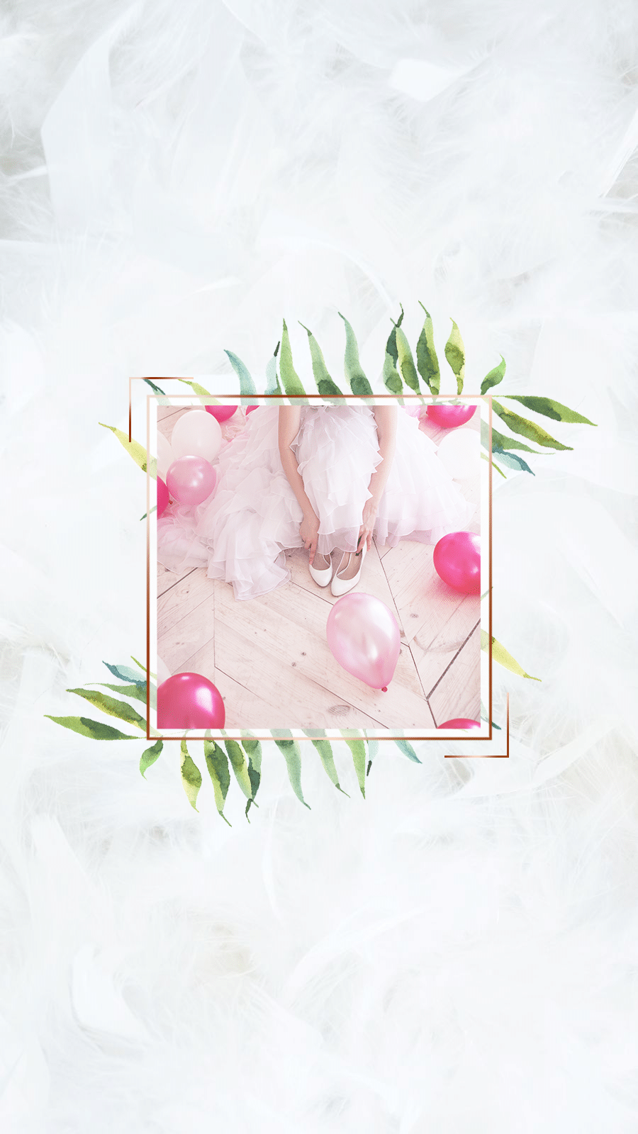 Artistic Picture Frame Dress High Heels Instagram Highlight