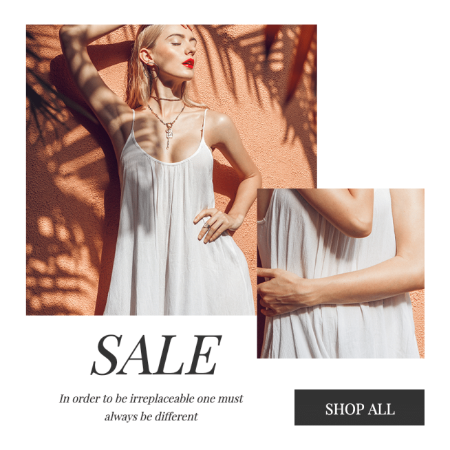 Sunshine Element Minimalist Style Women's Wear New Arrival Ecommerce Product Image预览效果