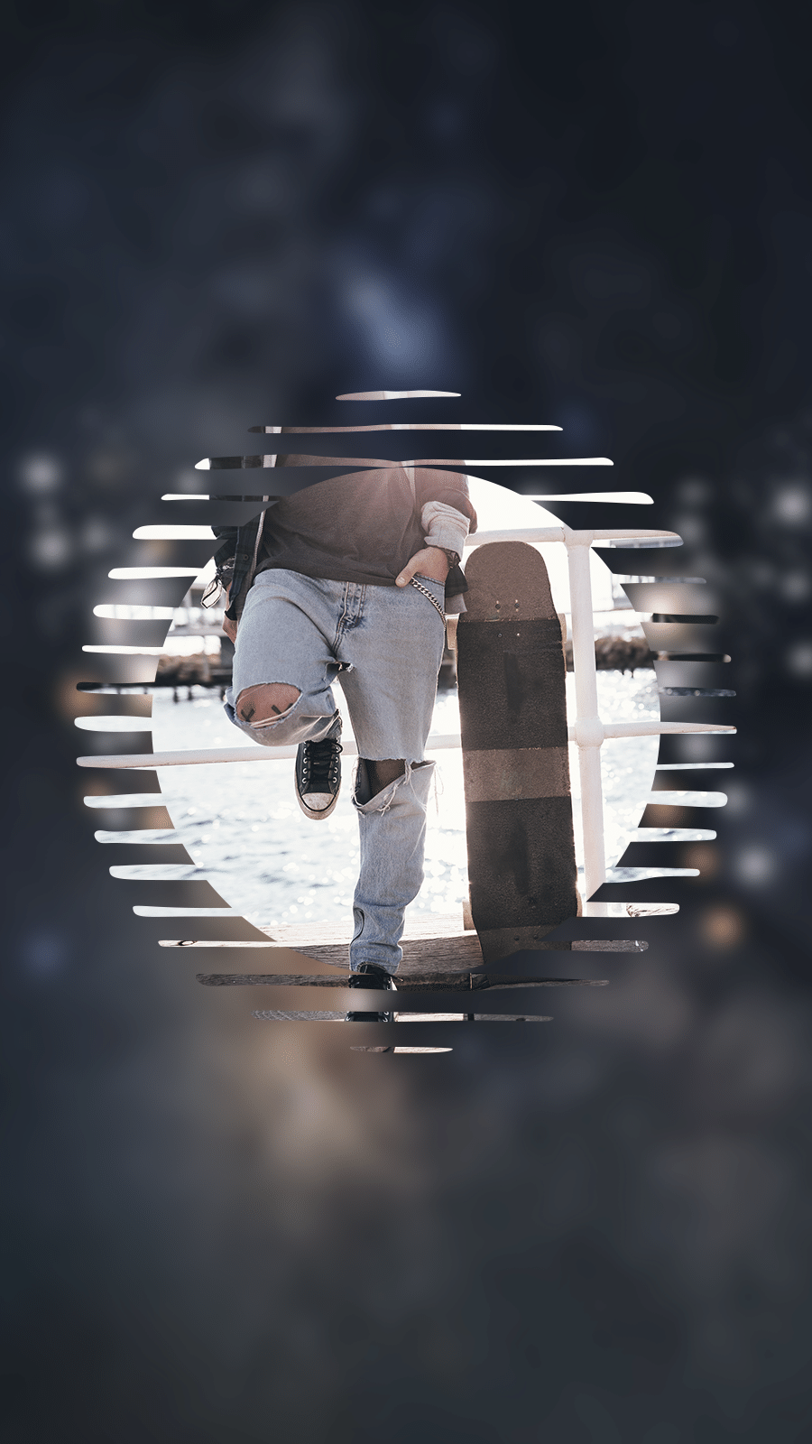 Fashion Street Sakteboard Illustration Instagram Highlight