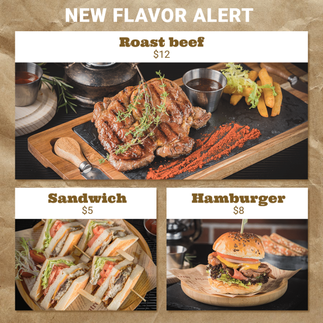 Retro Style New Flavor Delicacy Display Ecommerce Product Image预览效果