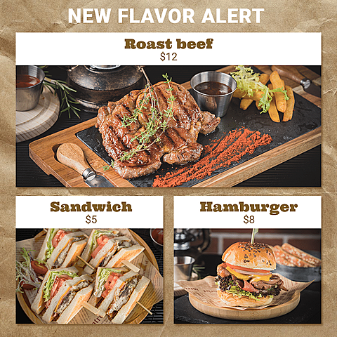 Retro Style New Flavor Delicacy Display Ecommerce Product Image