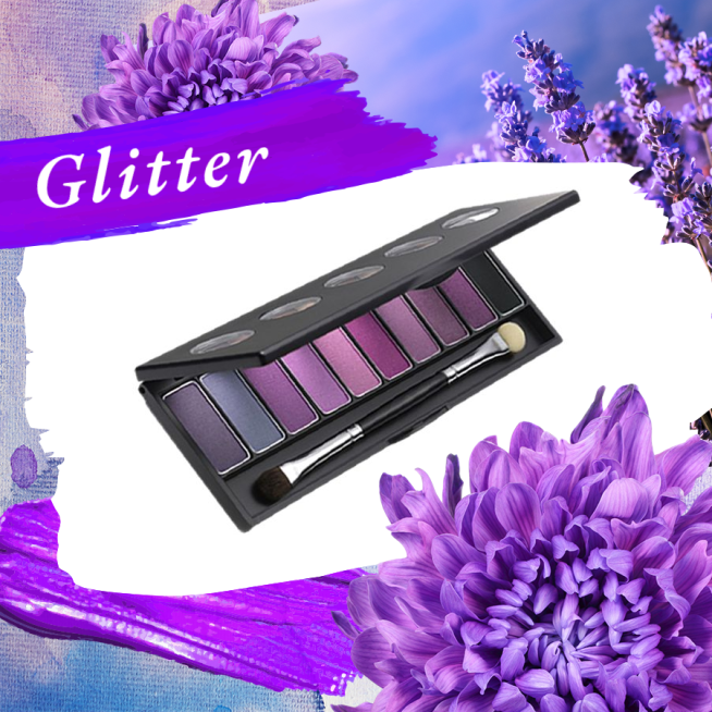 Literary Style Eyeshadow Display Ecommerce Product Image预览效果