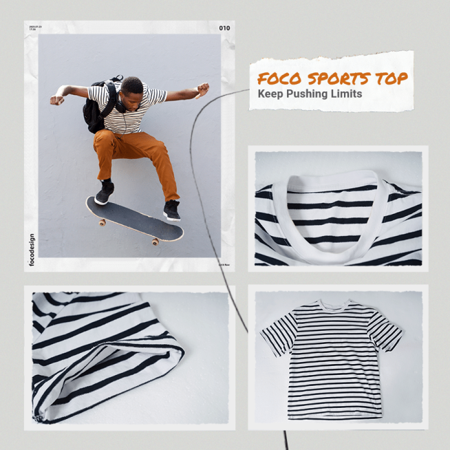Fashion Sportswear Display Ecommerce Product Image预览效果