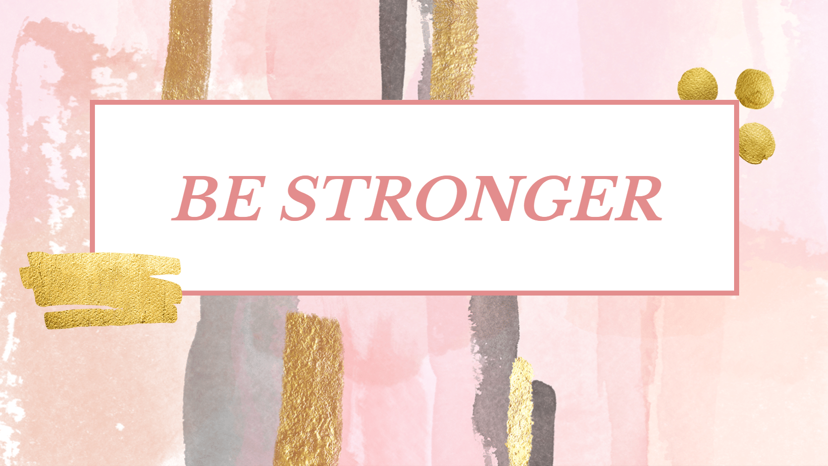 Simple Rectangle Frame Short Sentence Facebook Cover