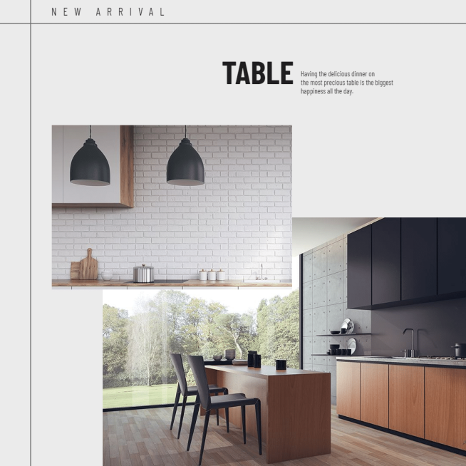Black Line Element Simple Fashion Style Room Decor Promotion Ecommerce Product Image预览效果