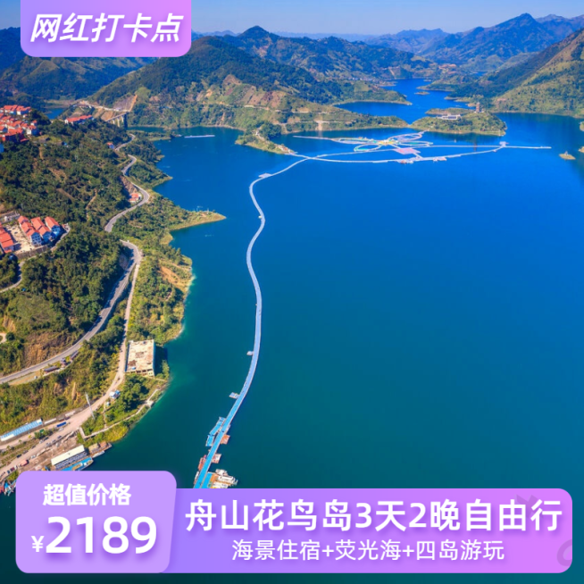 旅游酒店跟团游直通车主图预览效果