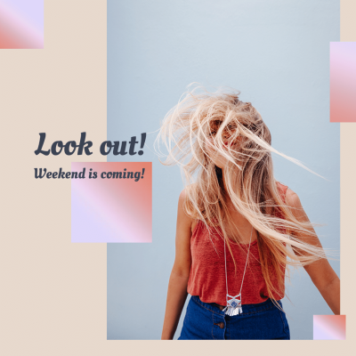 Fashion Weekend Spirit Sharing Instagram Post