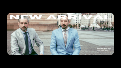 Movie Style Men's Wear New Style Facebook Cover