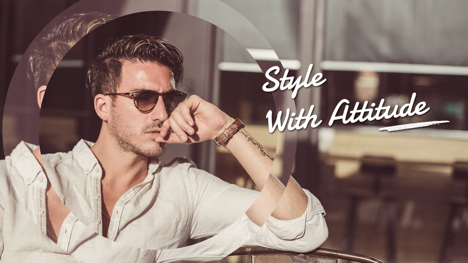 Gentleman Cool Quote Poster Simple Fashion Style Ecommerce Banner