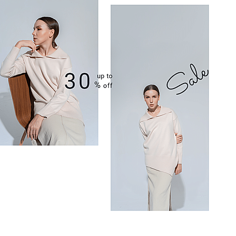 Minimalist Style Women's Wear New Arrival Promotion Ecommerce Product Image