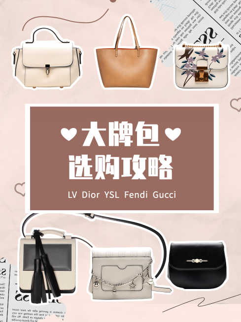 包包选购攻略小红书娱乐封面配图预览效果