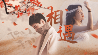 古风生活娱乐明星国风横版视频封面
