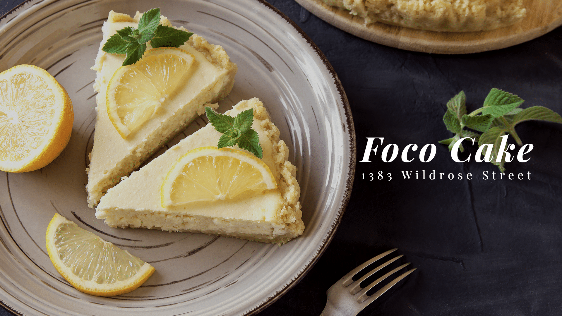 Dessert Store Delicious Food Record Poster Facebook Cover