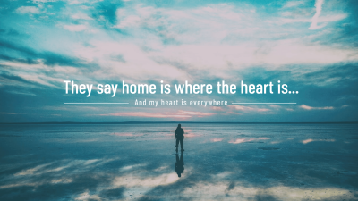 Simple Literary Travel Record Text Quotes Facebook Cover
