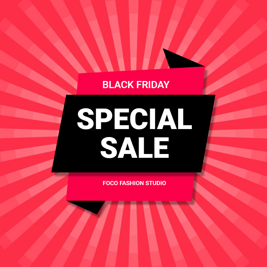 Black Friday Special Sale Ecommerce Product Image预览效果