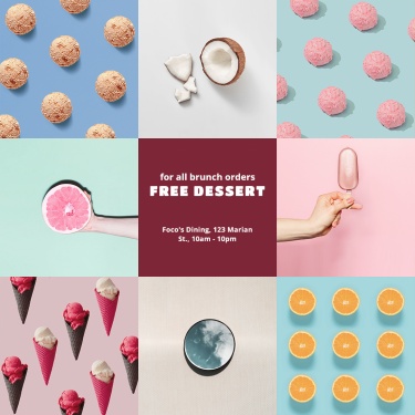 Simple Dessert Promotion Ecommerce Product Image