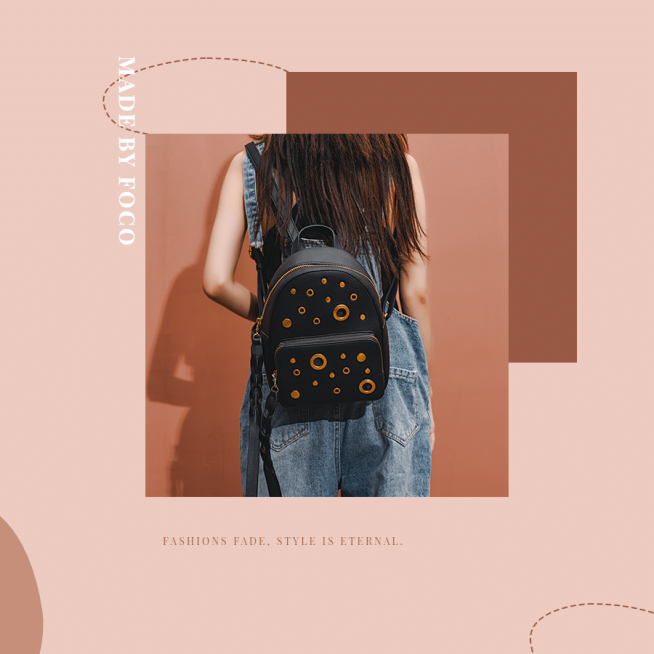 Clothing Bags Promotion Fashion Simple Style Polaroid Simulation Poster Ecommerce Product预览效果
