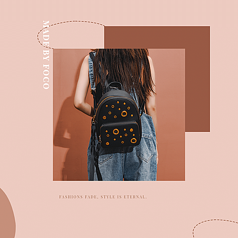 Clothing Bags Promotion Fashion Simple Style Polaroid Simulation Poster Ecommerce Product