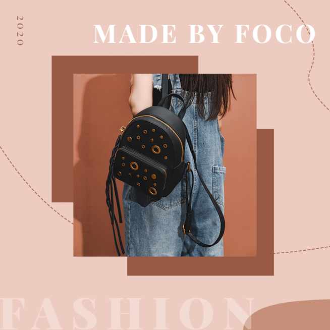 Simple Fashion Women's Clothing Bags Display Promo Ecommerce Product Image预览效果
