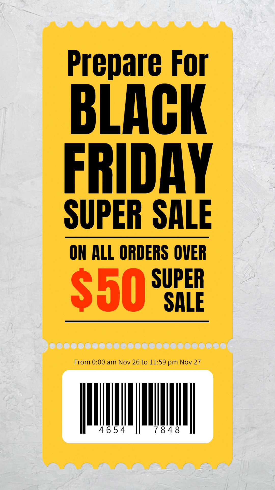 Simple Black Friday Super Sale Ecommerce Story