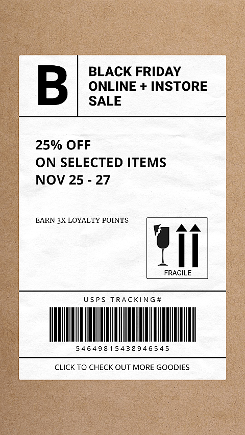 Express Bill Black Friday Sale Ecommerce Story