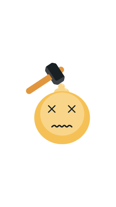 Cute Cartoon Hurt Emoji Icons Instagram Highlight