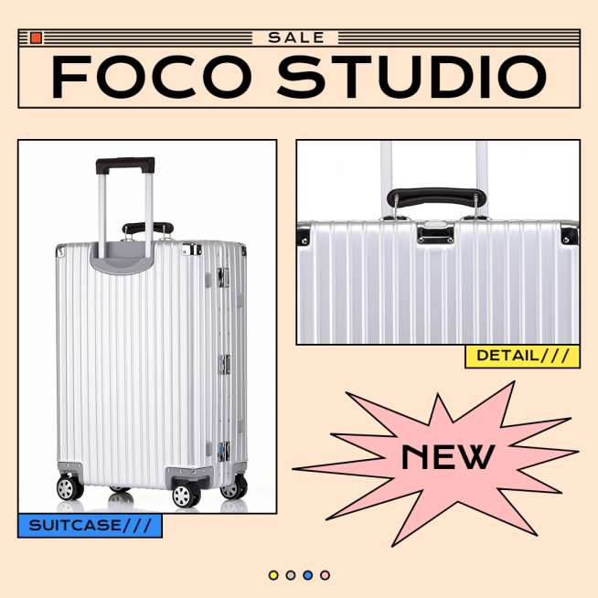 Simple Suitcase New Arrival Ecommerce Product Image预览效果