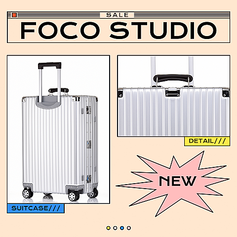 Simple Suitcase New Arrival Ecommerce Product Image