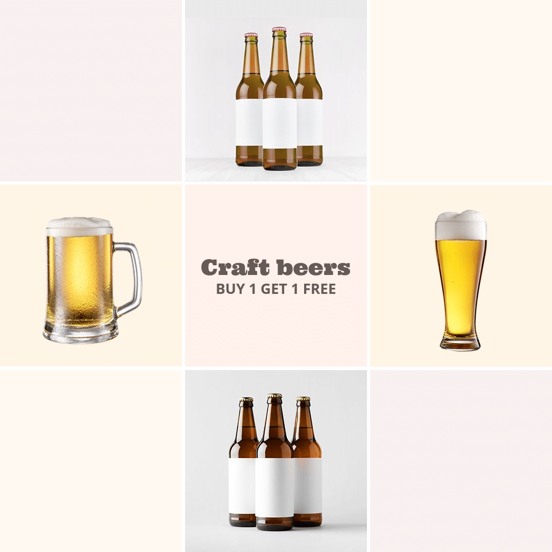 Simple Craft Beers Promotion Ecommerce Product Image预览效果