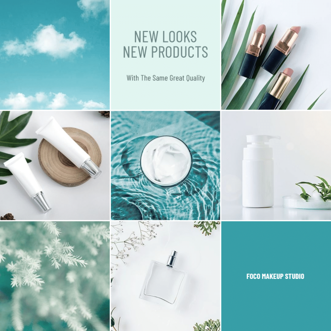 Fresh Style New Cosmetics Display Ecommerce Product Image预览效果
