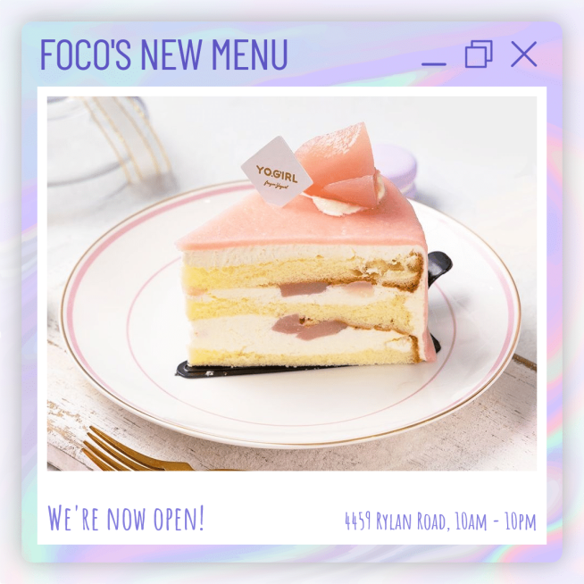Simple Dessert New Menu Ecommerce Product Image预览效果