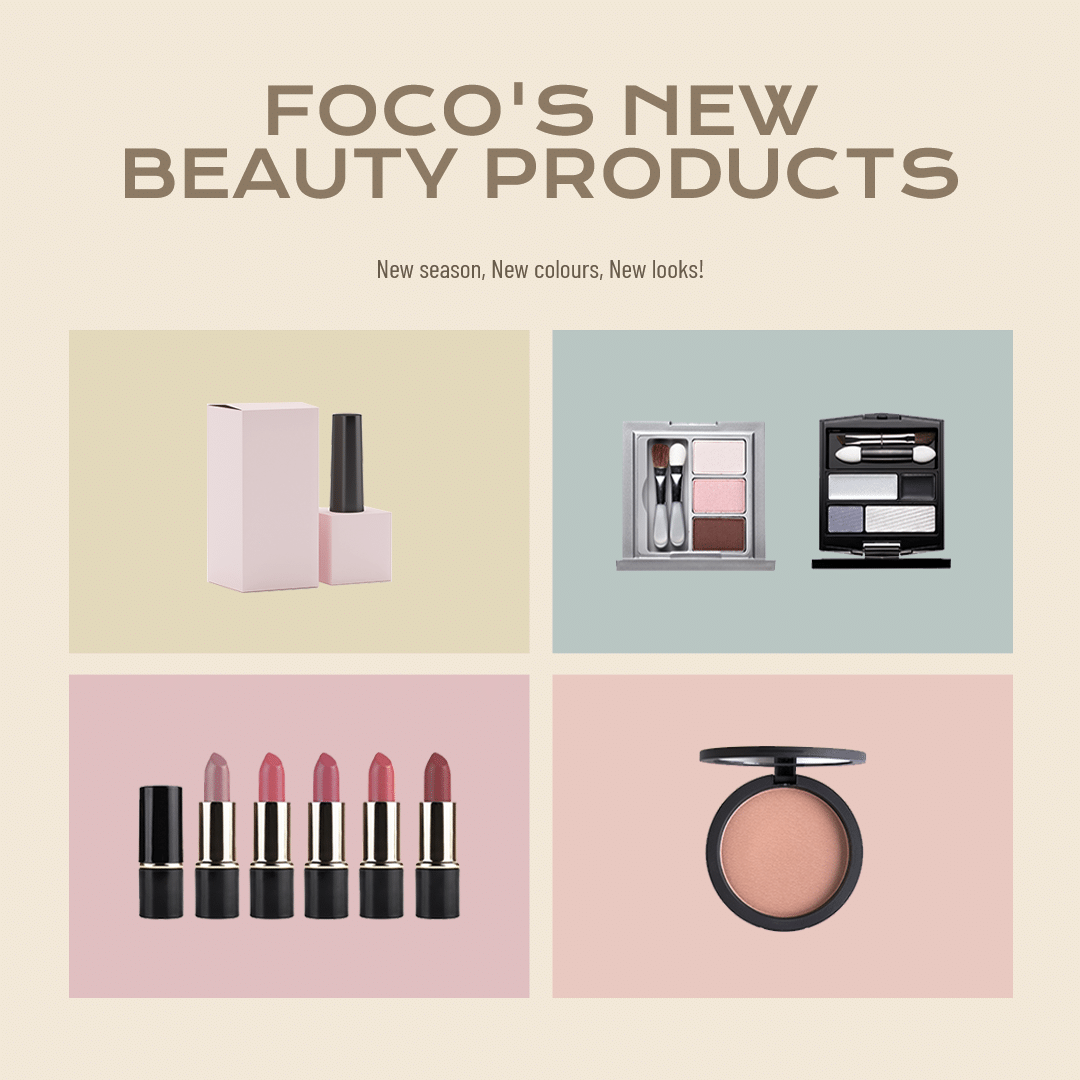 Simple New Beauty Cosmetics Ecommerce Product Image